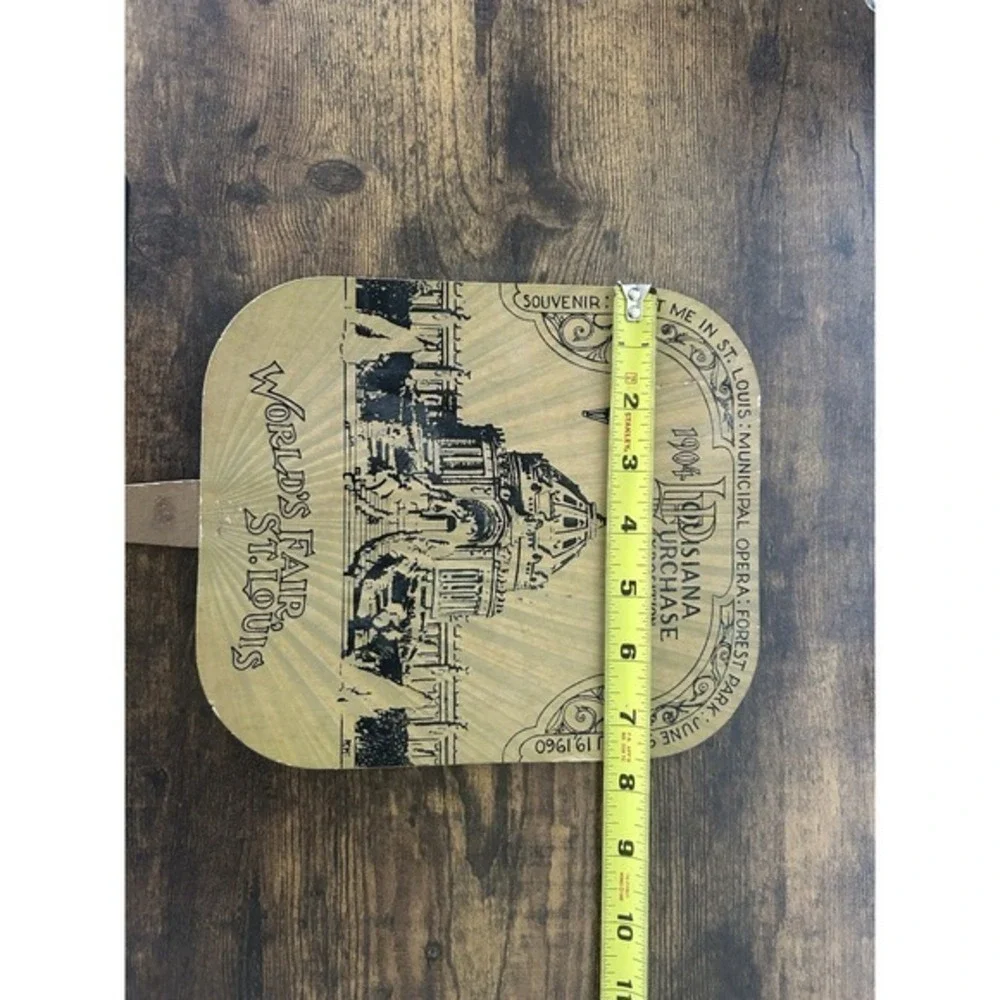 RARE Antique Advertising Hand Fan Flanagan Insurance Russel Springs KY‎ Boy Fish